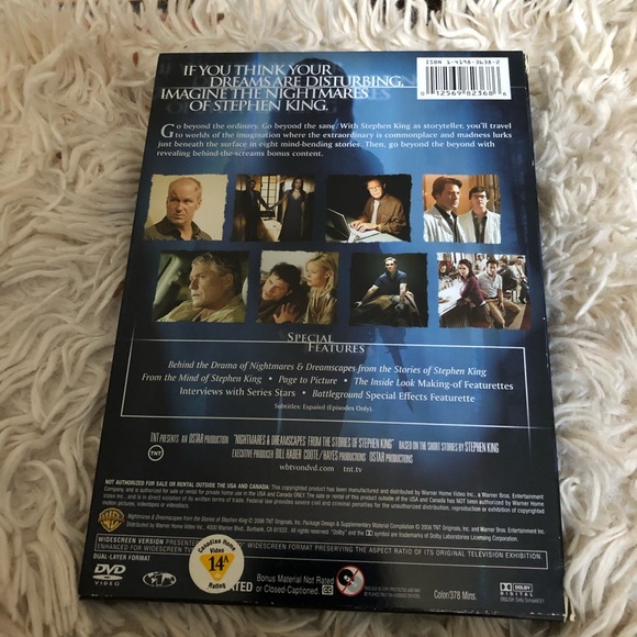 🎉 5/$15 🎉 NIGHTMARES & DREAMSCAPES DVD - Picture 2 of 4